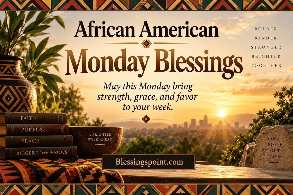 African American Monday Blessings