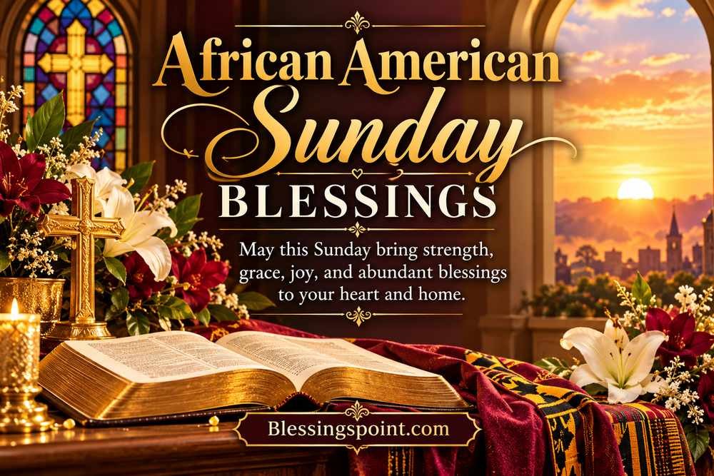 African American Sunday Blessings