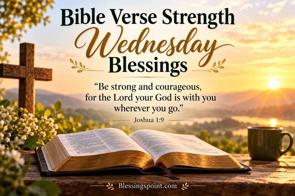 Bible Verse Strength Wednesday Blessings