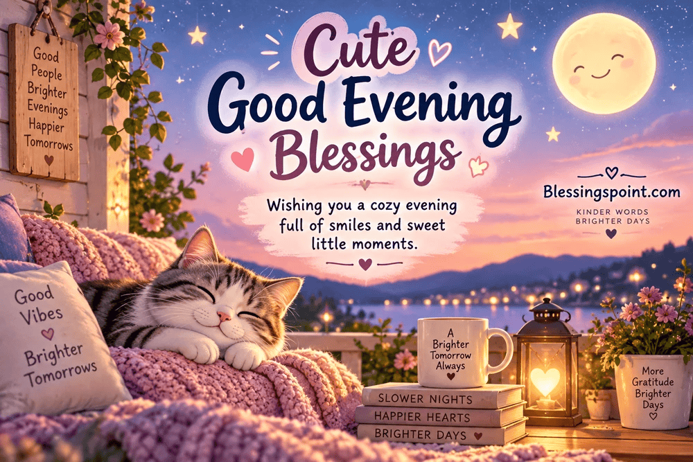 Cute Good Evening Blessings