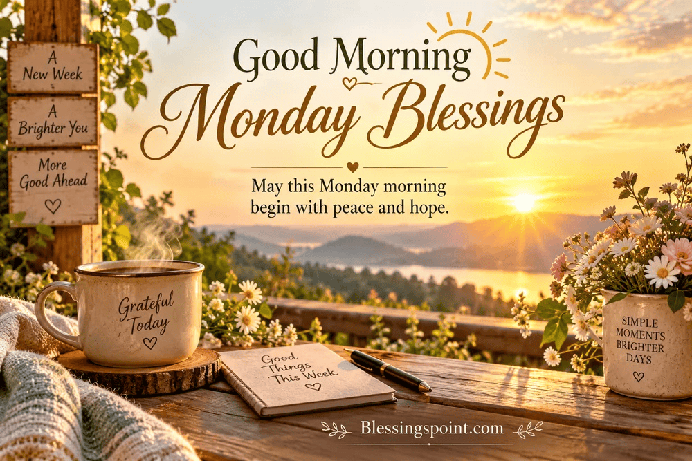 Good Morning Monday Blessings