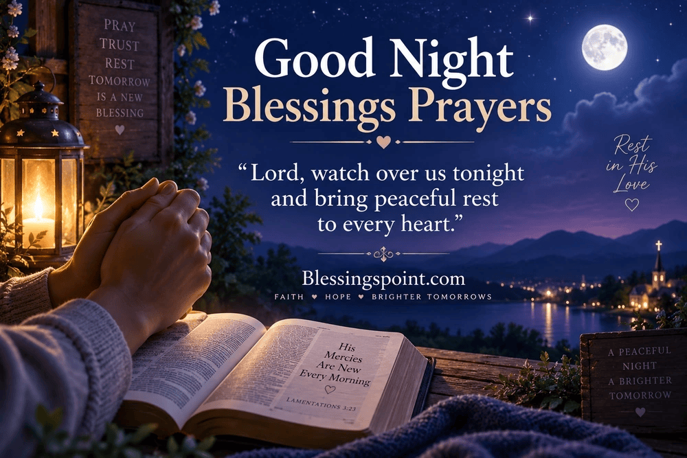 Good Night Blessings Prayers