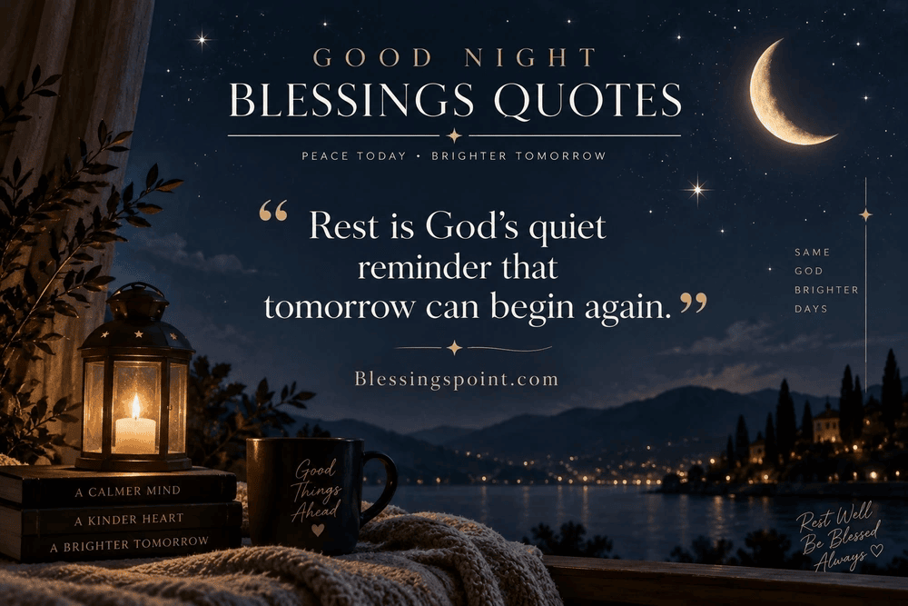 Good Night Blessings Quotes