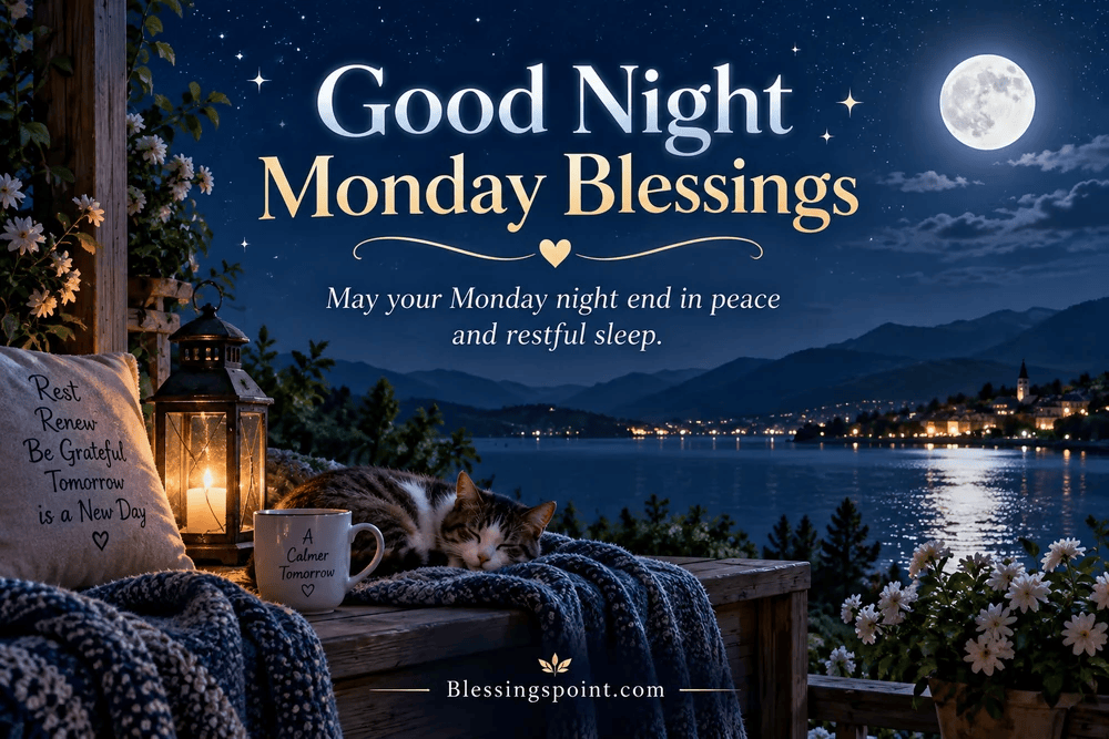 Good Night Monday Blessings
