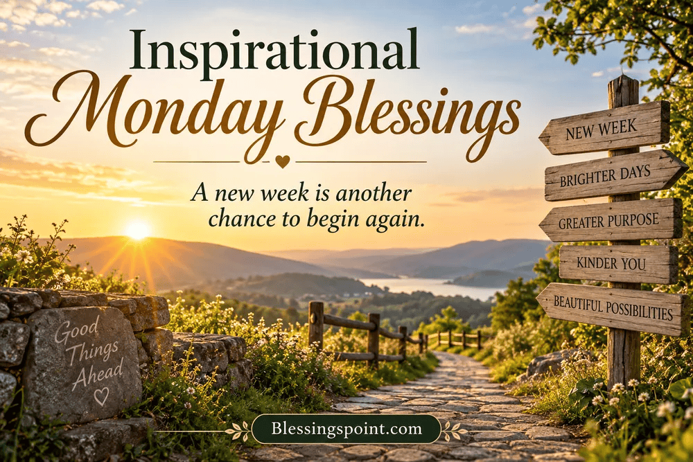 Inspirational Monday Blessings