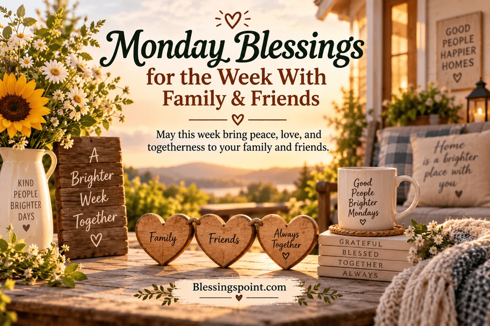 Monday Blessings for the Week With Family & Friends