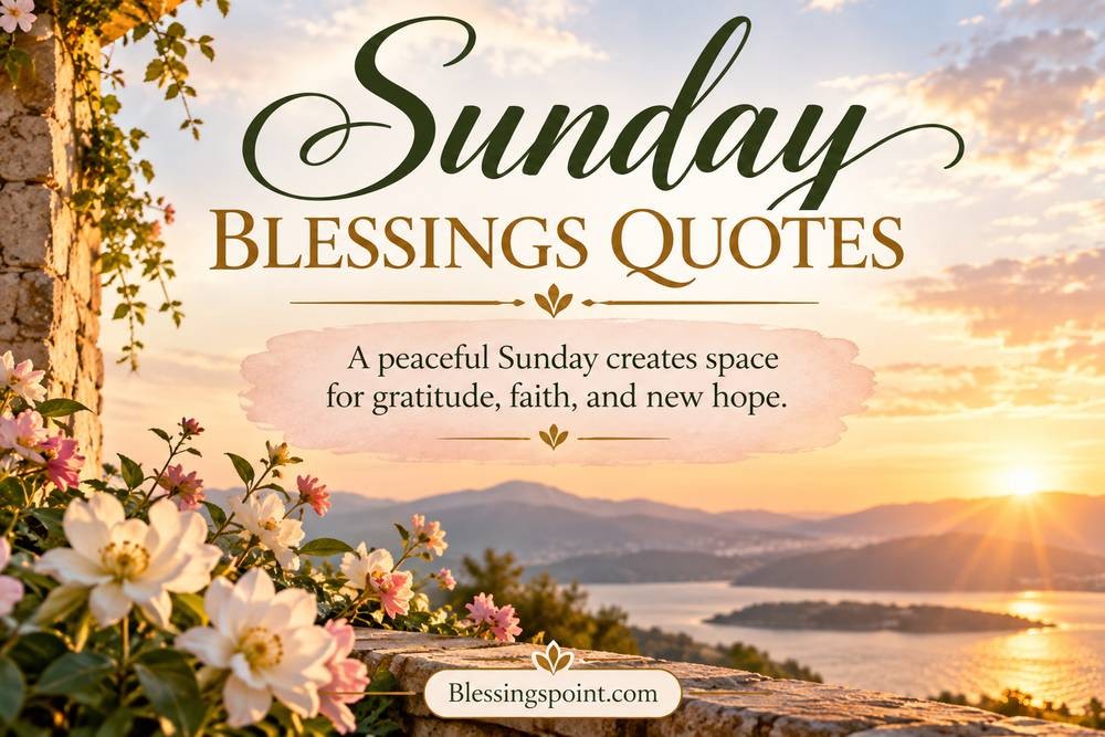 Sunday Blessings Quotes