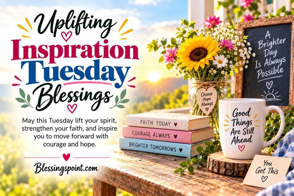 Uplifting Inspiration Tuesday Blessings