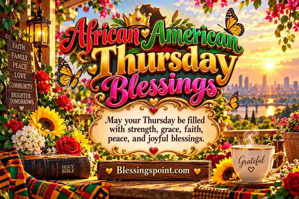 African American Thursday Blessings