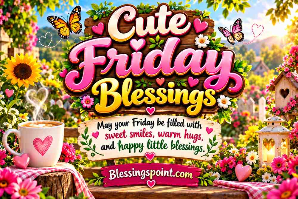 Cute Friday Blessings