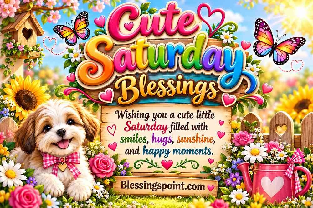 Cute Saturday Blessings