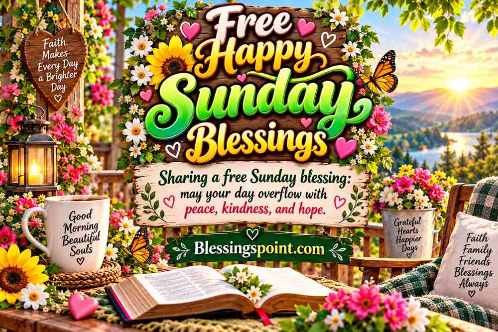 Free Happy Sunday Blessings