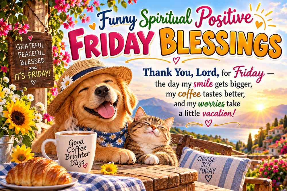 Funny Spiritual Positive Friday Blessings