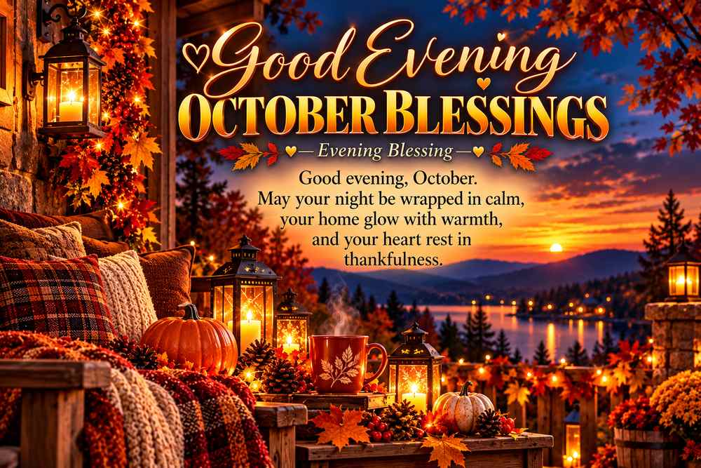 Good Evening October Blessings