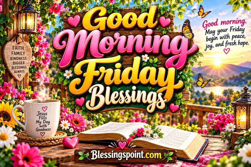 Good Morning Friday Blessings