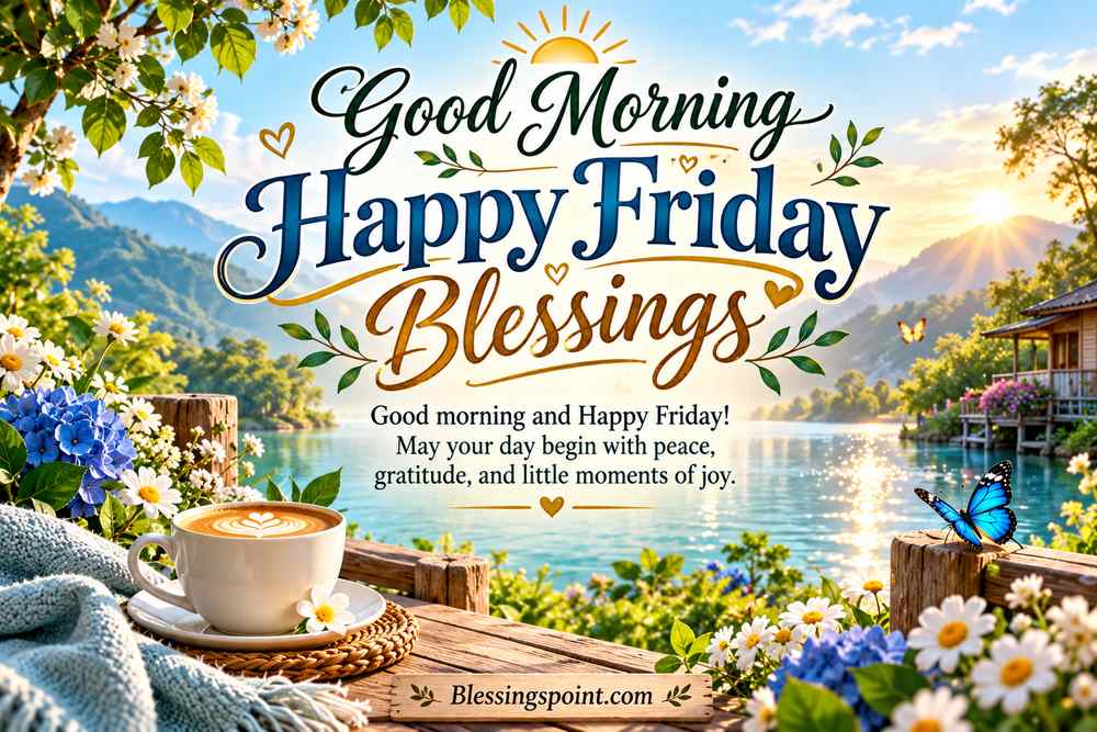 Good Morning Happy Friday Blessings
