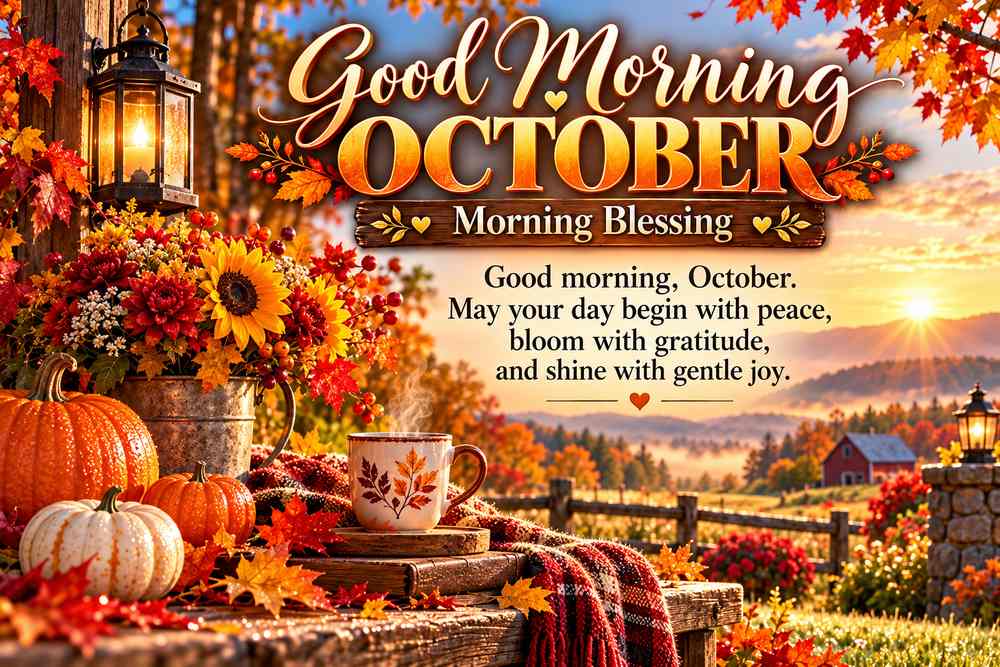 Good Morning October Blessings