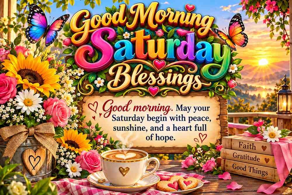 Good Morning Saturday Blessings