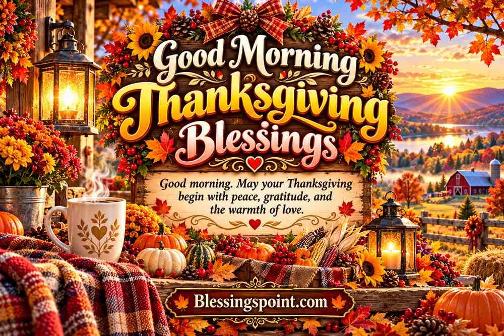 Good Morning Thanksgiving Blessings