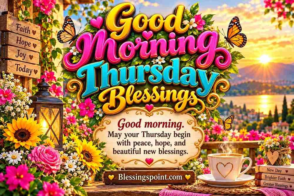 Good Morning Thursday Blessings