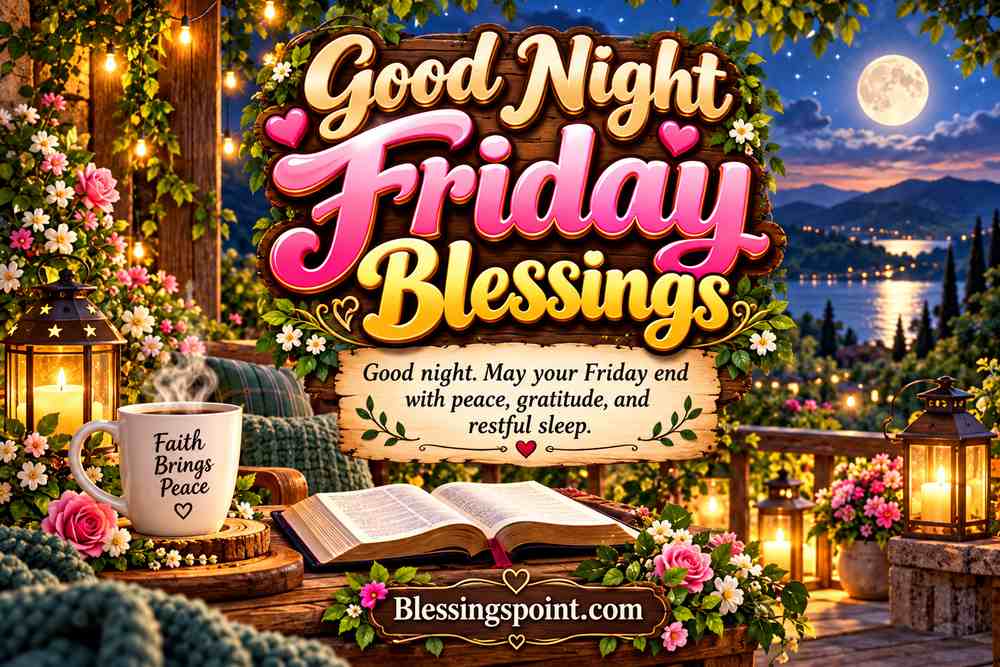 Good Night Friday Blessings