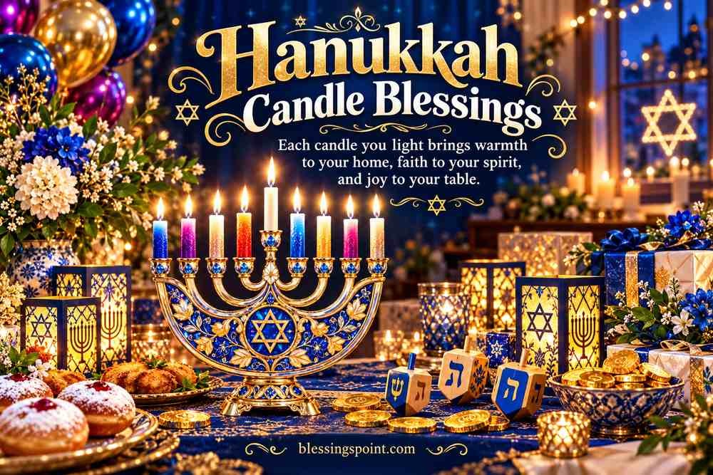 Hanukkah Candle Blessings
