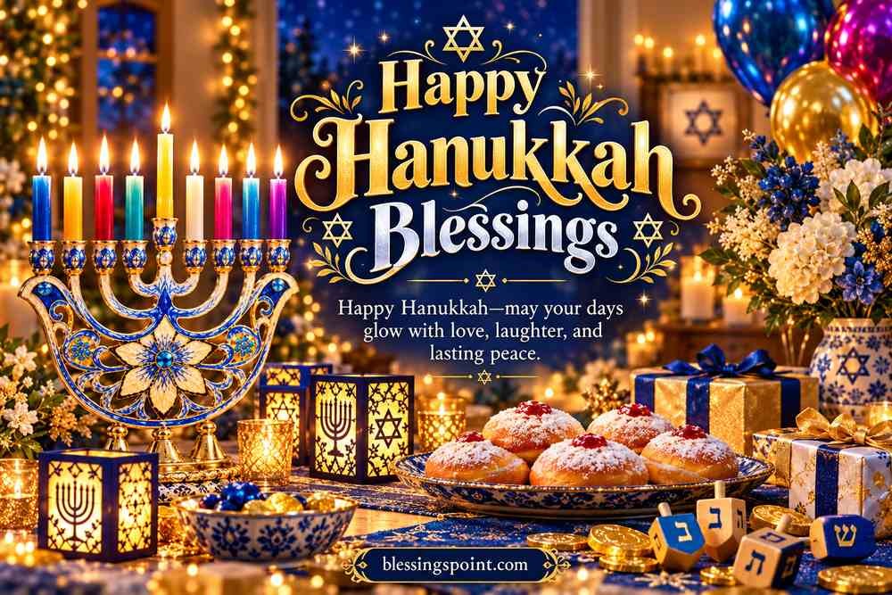 Happy Hanukkah Blessings