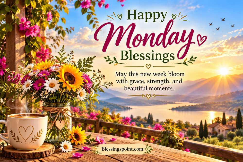 Happy Monday Blessings Images