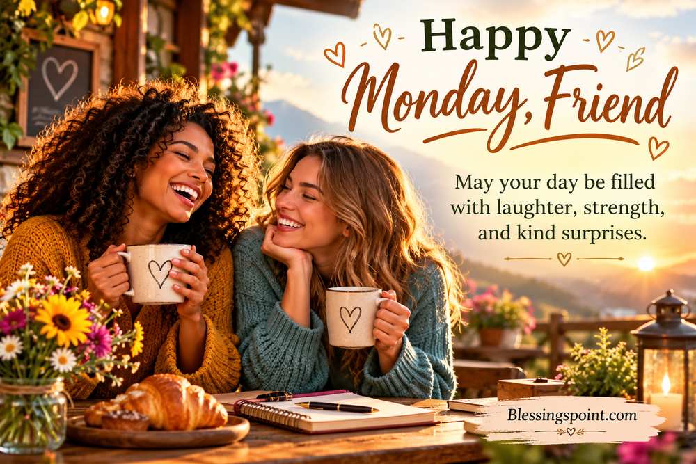 Happy Monday Blessings for Friends
