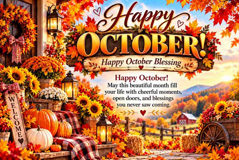 Happy October Blessings