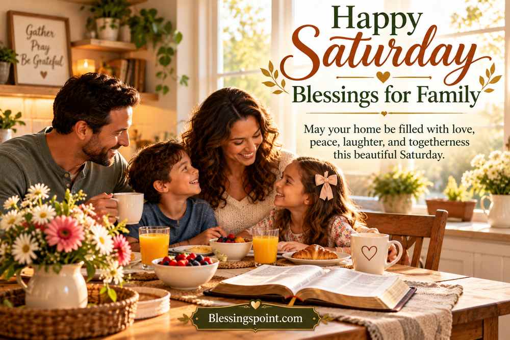 Happy Saturday Blessings for Family