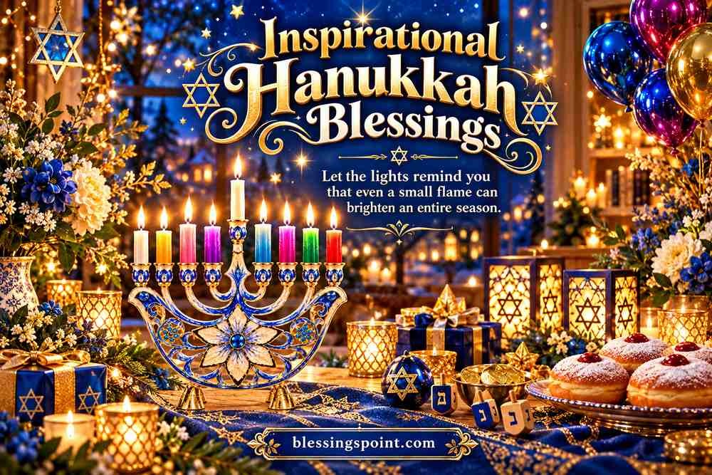 Inspirational Hanukkah Blessings