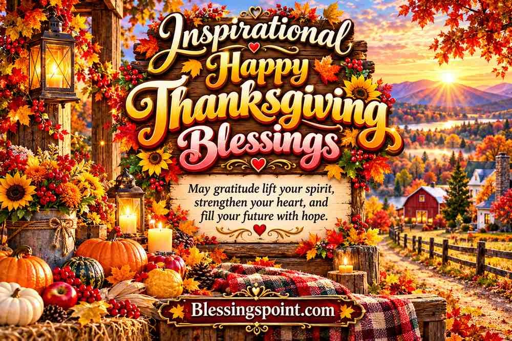 Inspirational Happy Thanksgiving Blessings