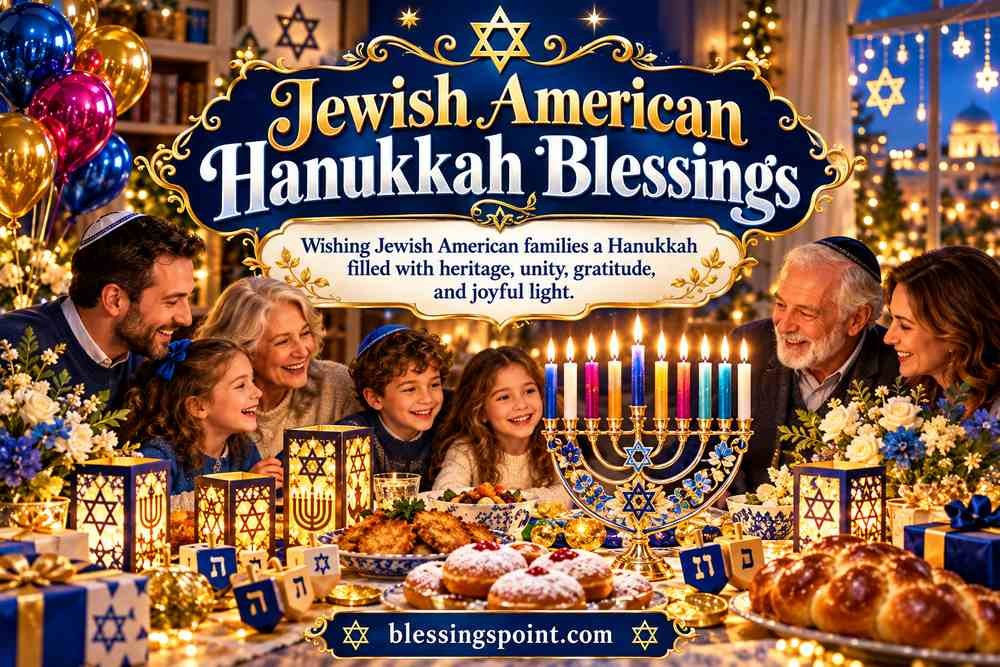 Jewish American Hanukkah Blessings