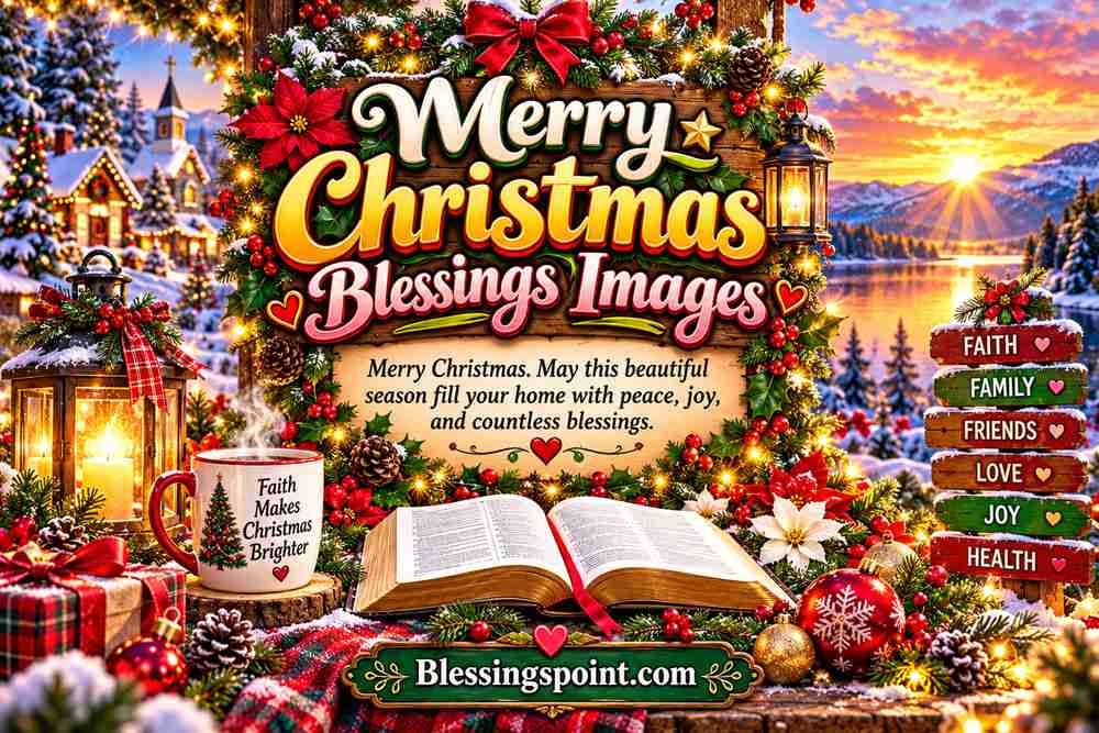 Merry Christmas Blessings Images