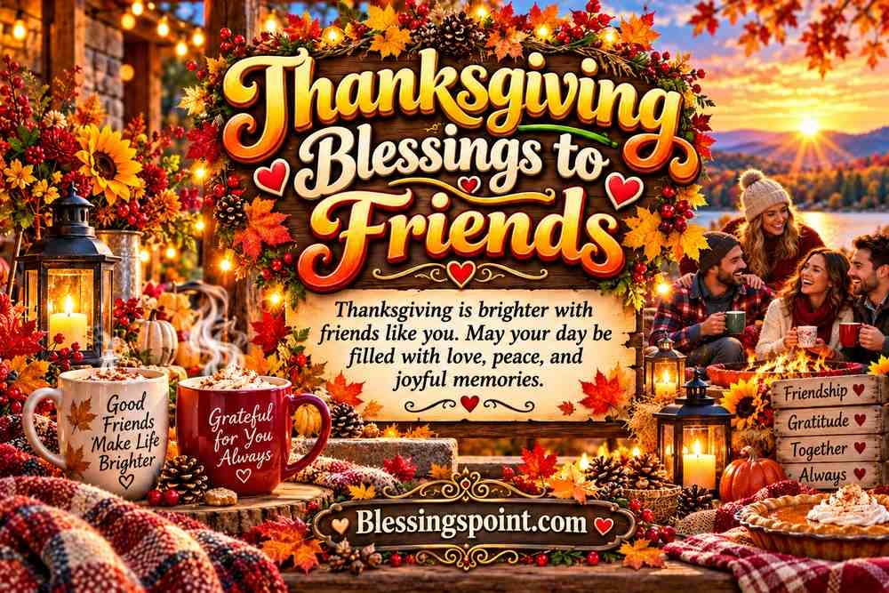 Thanksgiving Blessings to Friends
