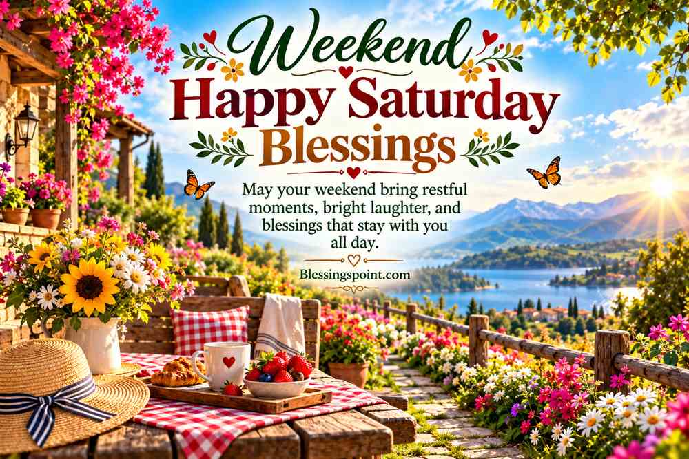Weekend Happy Saturday Blessings