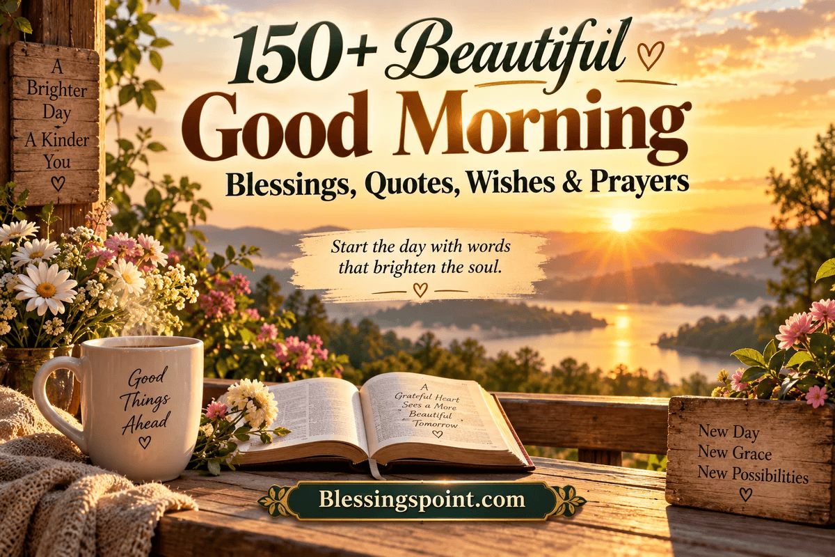 150+ Beautiful Good Morning Blessings, Quotes, Wishes & Prayers