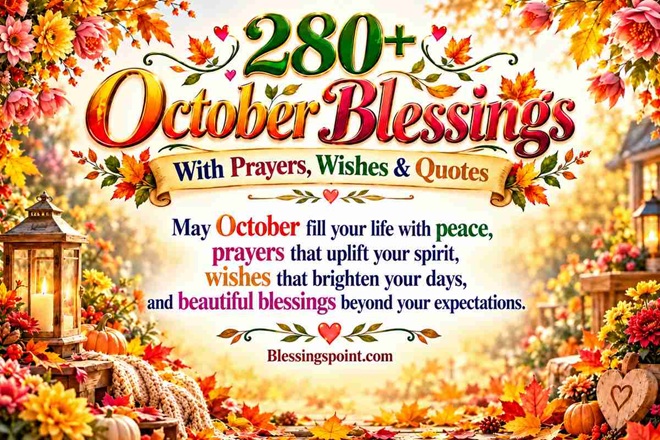280+ October Blessings With Prayers, Wishes & Quotes