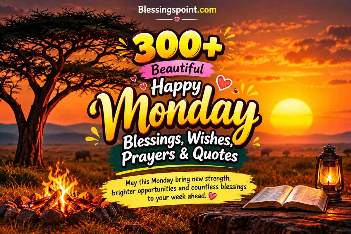300+ Happy Monday Blessings With Images, Prayers & Quotes