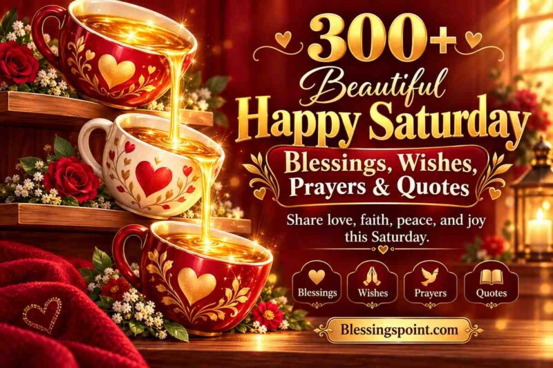 300+ Happy Saturday Blessings With Images, Prayers & Quotes